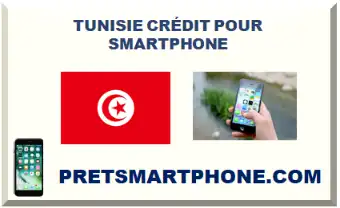 TUNISIE CRÉDIT POUR SMARTPHONE